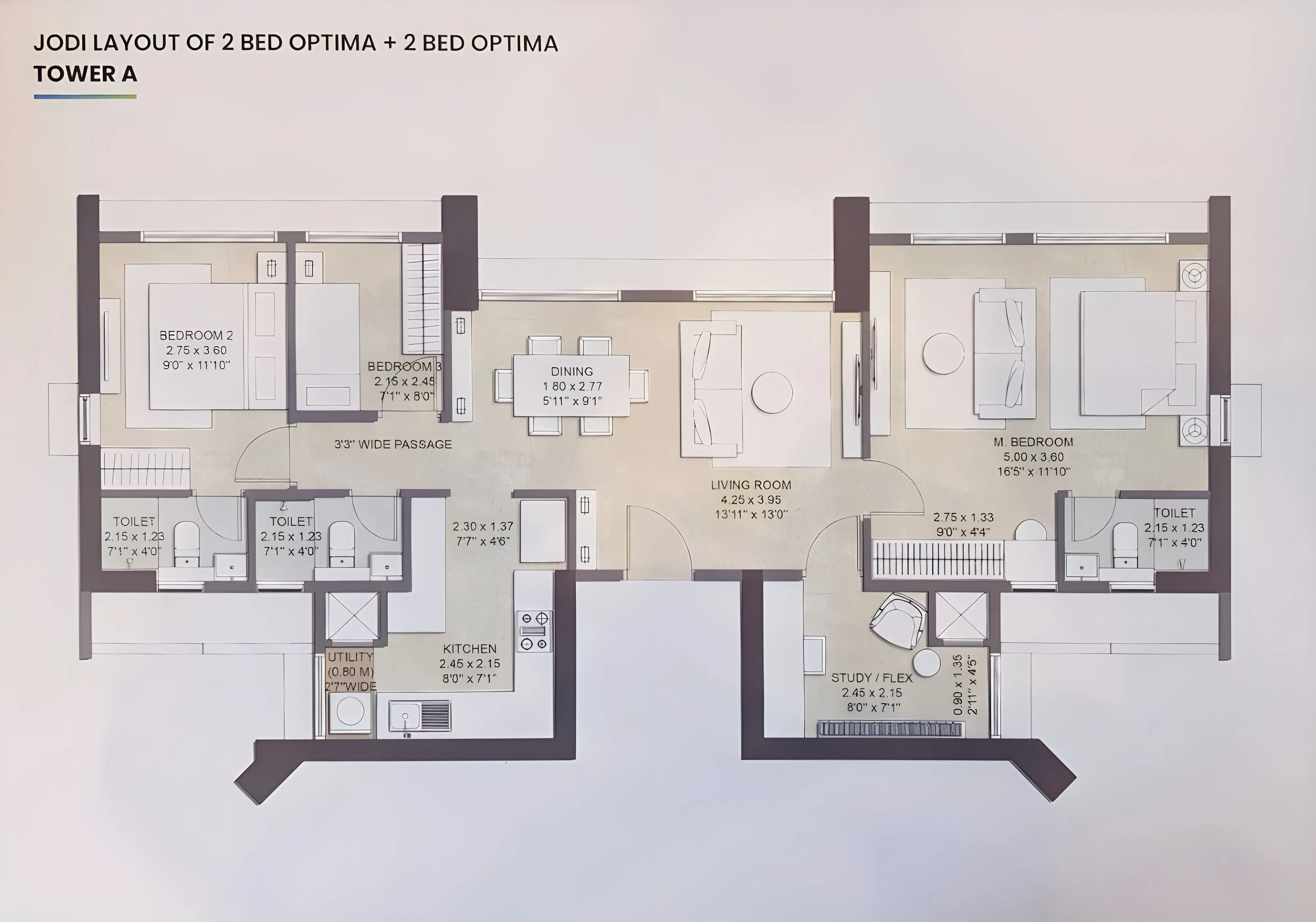 Primera Kalpataru Parkcity Floor Plans